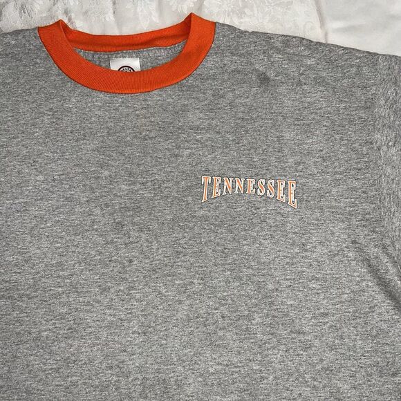Vintage Tennessee Volunteers Mens XL Gray Orange T Shirt Short Sleeve - Picture 3 of 7
